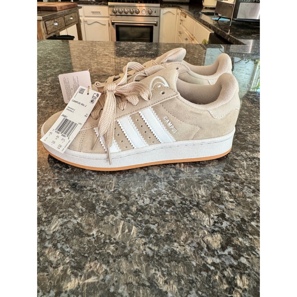 Adidas Originals Campus 00s J Wonder Beige White Gum JI4461 Kids Size 5 US